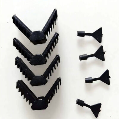 工場 低価格 アルミ スペーサーバー 鉛付きダブルガラスのためのプラスチックコーナーコネクタ